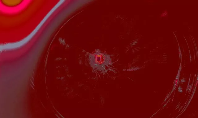 কারমাইন নিয়ন টানেল ভর্টেক্স স্ক্রিনসেভার ৫:৩ ওয়াইড 60fps Vj Loop