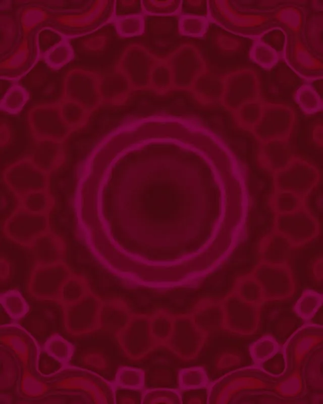 Magenta Väre Mandala Neontunneli VJLoops 4:5 Instagram 60fps Näytönsäästäjä