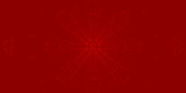 Túnel de Neón Rojo Copo de Nieve Mandala VJLoops 2:1 Univisium 60fps Salvapantallas