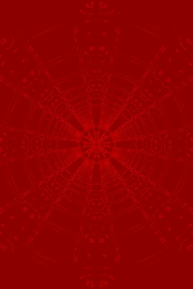 Tunnel ya Neon Nyekundu Mandala VJLoops 2:3 Picha Portrait 60fps Hifadhi ya Skrini