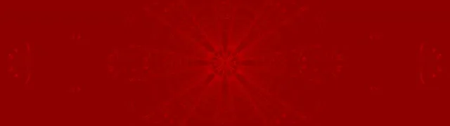 복사 만다라 버스트 패턴의 짙은 빨강 네온 터널, 추상 VJ 루프 동작 배경