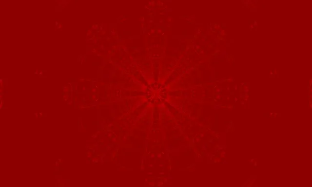 Tunel mandala neon i kuq i thellë me modele gjeometrike rrezatuese, efekt vorteksi hipnotik për ciklin VJ