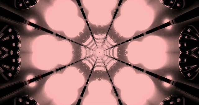 Pink Radial Kaleidoscope 4K 60fps | Hypnotic VJ Loop