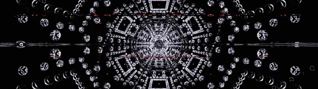 霓虹隧道水晶六角漩渦 32:9 超超寬螢幕 60fps 螢幕保護程式 VJ Loop