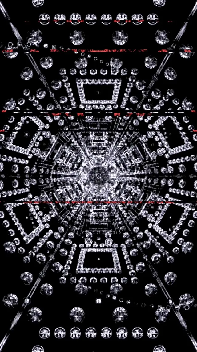 Tollán Neon Mandala Boilgeog Lúb VJ 9:16 Reels 60fps Spárálaí Scáileáin