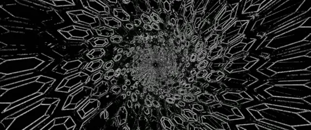 Twnnel Neon Grisial Arbedwr Sgrin 60fps 2.39:1 Cinemascope VJ Loop PC Gliniadur