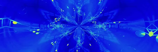 Crystalline Neon Tunnel 3:1 Triple Wide 60fps VJ Loop Screensaver