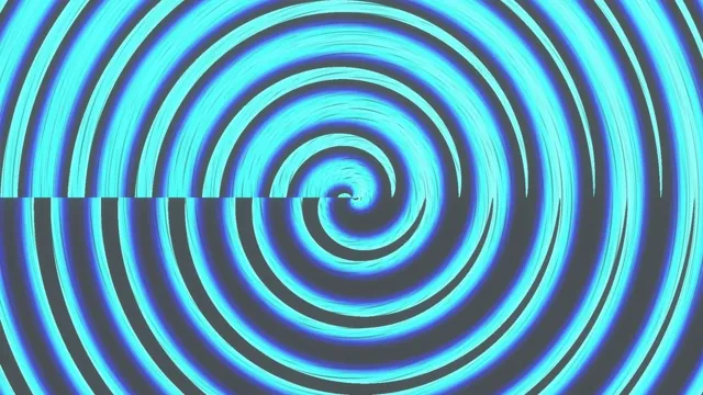 Cyan Blue Neon Spiral Vortex 4K Motion Background