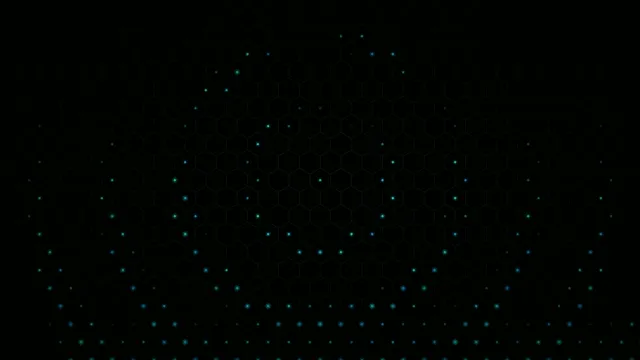 Cyan glowing particles network 4K ultra HD widescreen background