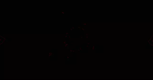 דפוס רשת מופשט כהה VJLoops - רקע תנועה מינימליסטי