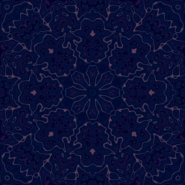 Neontunnel Mandala Kaleidoskop 1:1 Kvadrat 60fps Skärmsläckare VjLoops