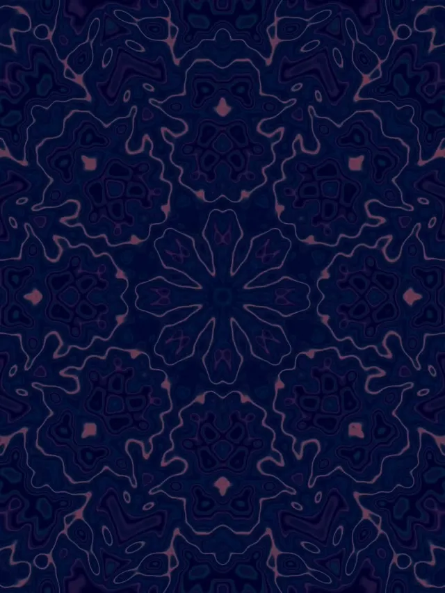 霓虹隧道深藍曼陀羅 VJ Loop 3:4 iPad 直式 60fps 螢幕保護程式