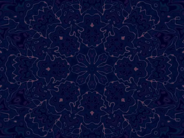 霓虹隧道深藍曼陀羅 VJ Loop 4:3 經典 60fps 螢幕保護程式