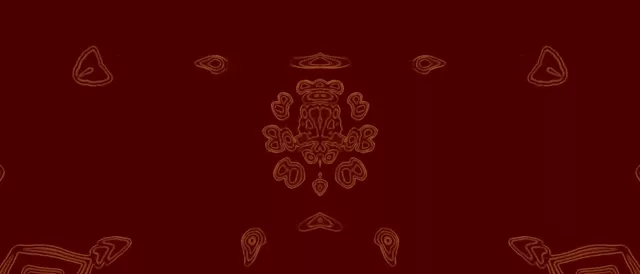 Neon Tonnel Karmosyn Mandala Kaleidoskoop VJLoops 21:9 Ultrawide 60fps Skermsaver