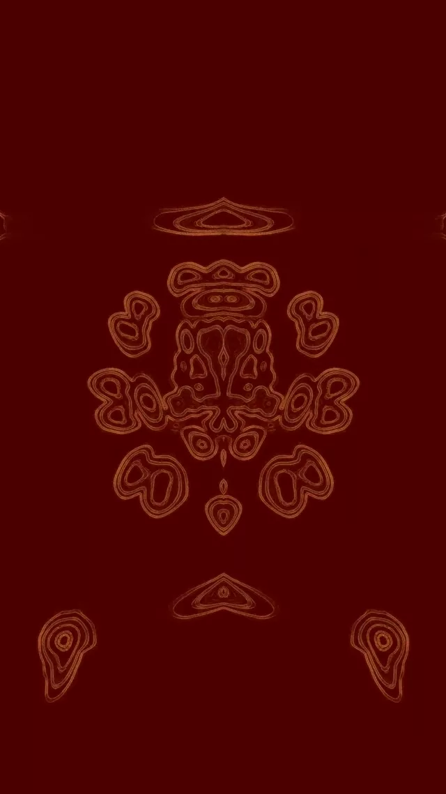 Neon Tunel Karminasta Mandala VJ Loop 9:16 Reels 60fps Ohranjevalnik Zaslona