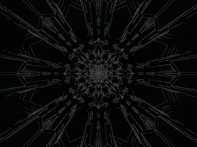 Túnel de Neó Geomètric Fosc Protector de Pantalla 4:3 Classic 60fps VJLoops PC