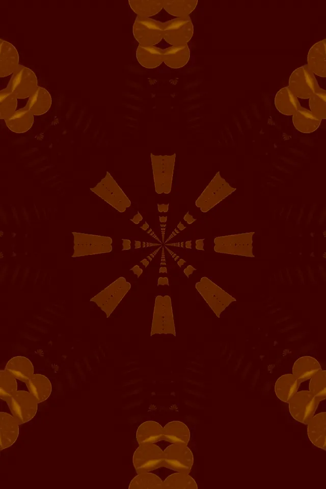 霓虹隧道分形椒盐万花筒 2:3竖屏 60fps 屏保VJ循环