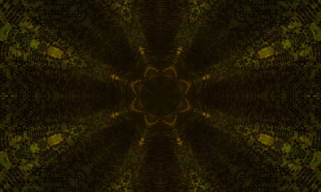 VJ Loop Túnel de Neón Vórtice Estrella Mosaico 5:3 wide 60fps Salvapantallas