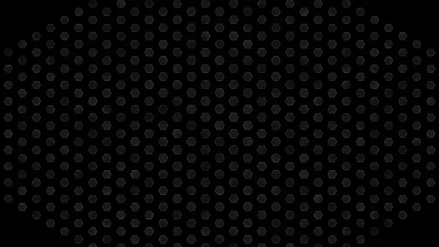 Dark Hexagon Grid Pattern - 4K Tech Background