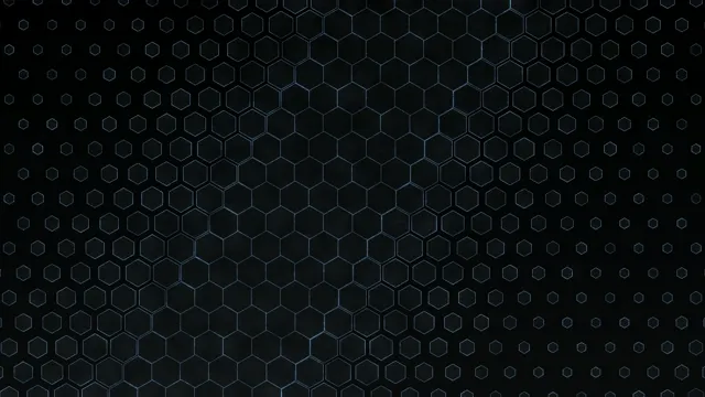 Dark Hexagonal Grid Pattern 4K Background