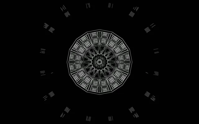 تونل نئون کالیدوسکوپ ماندالا ستاره VJ Loop 16:10 MacBook 60fps محافظ صفحه