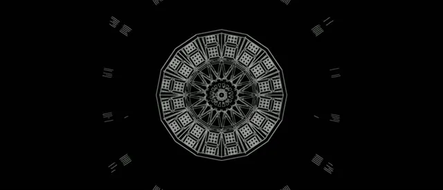 Neon Alagút Kaleidoszkóp Mandala VJ Loop 21:9 Ultrawide 60fps Képernyővédő