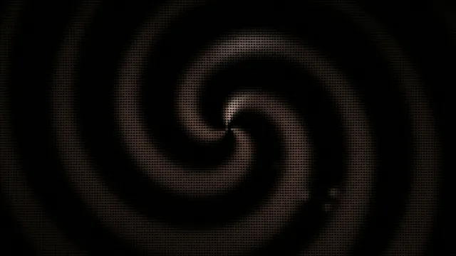 Dark metallic mesh 4K loop with spiral motion and industrial texture