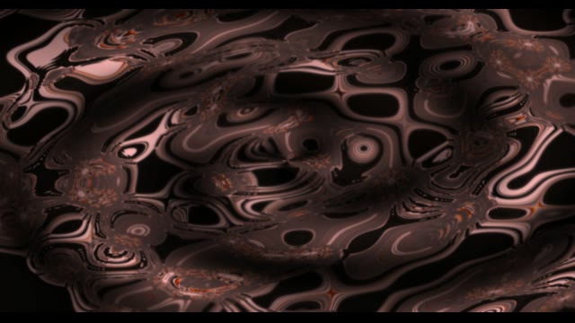 Dark Metallic Neon Tunnel 60fps with Swirling Abstract Liquid Metal Waves
