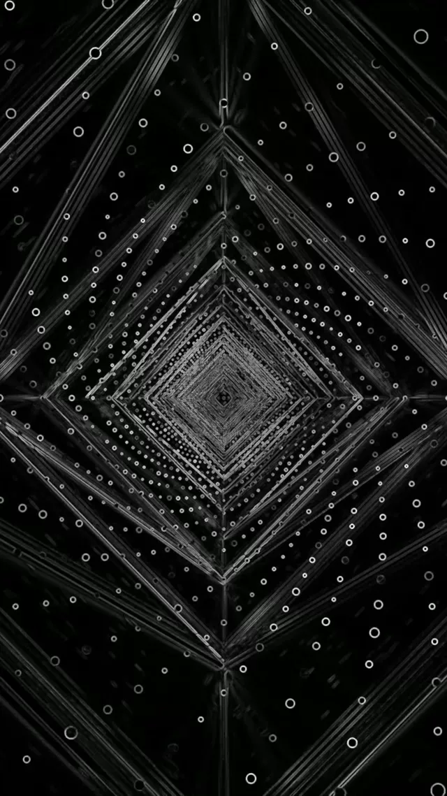 Dark Neon Tunnel Loop 60fps 9:16 Reels Screensaver PC VJ Loop