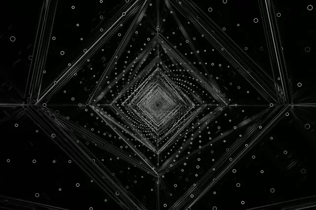 Tmavý Neon Tunel Spořič 3:2 Surface 60fps VJ Loop PC Laptop