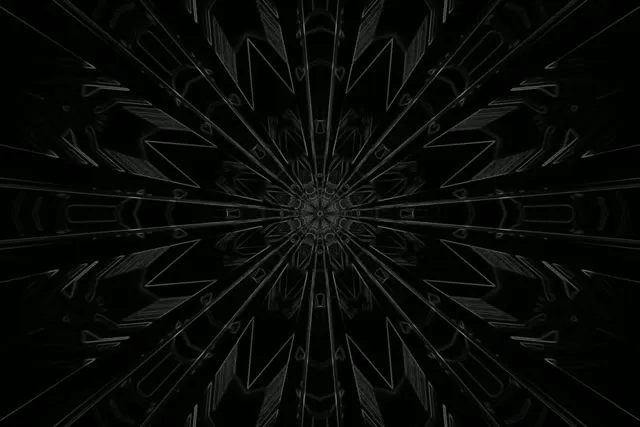 Neon Tunnel Radiális Tüske Kitörés VJ Loop 3:2 Surface 60fps Képernyővédő