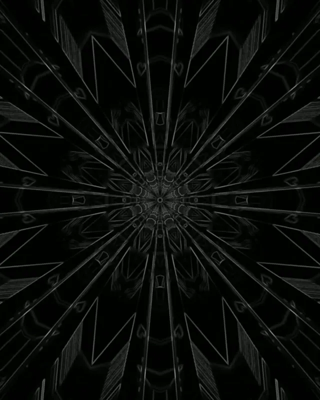 Неоновый Туннель Темный Калейдоскоп Взрыв VJ Loop 4:5 Instagram 60fps Заставка