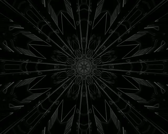 Neon Tunela Ilun Fraktala Leherketa Vj Loop 5:4 industriala 60fps Pantaila-babeslea