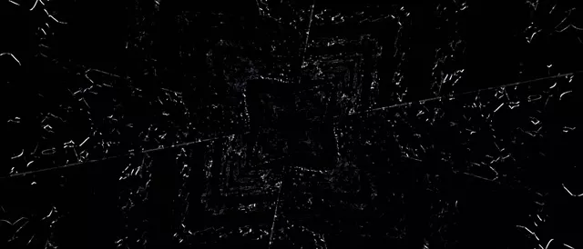 Tunel Neon Fragmente Glitch Vj Loop 21:9 Ultrawide 60fps Ruajtës Ekrani