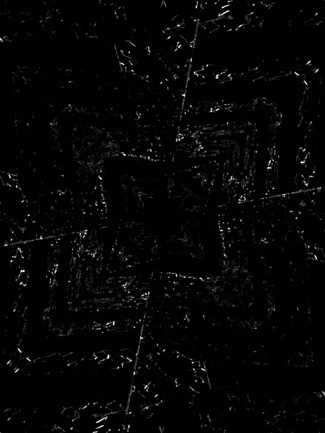 Neon Tunnel Cross Grid VJ Loop 3:4 iPad Portrait 60fps Screensaver