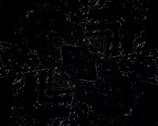 Neon Tunnel Sötét Ipari Karcolás VJ Loop 5:4 ipari 60fps Képernyővédő