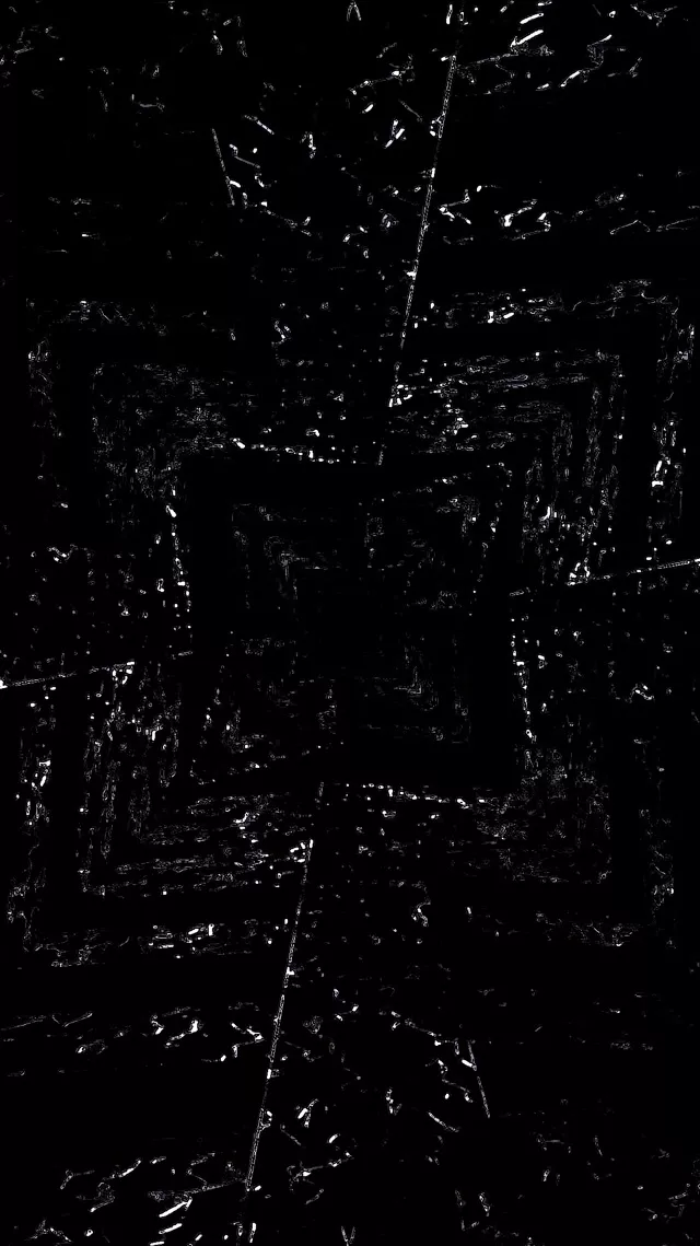 Neon Tunnel Glitch Edge Screensaver VJ Loop 9:16 Reels 60fps