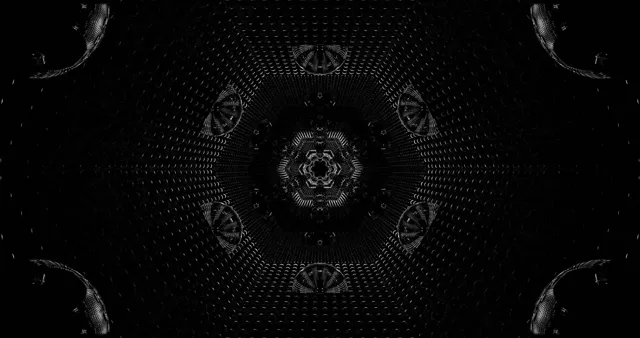 Tunel Neon Întunecat Screensaver 4K UHD 60fps VJ Loop PC