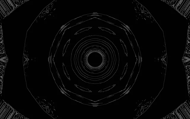 霓虹隧道径向太阳循环 16:10 Macbook 60fps 屏保 VJ Loop