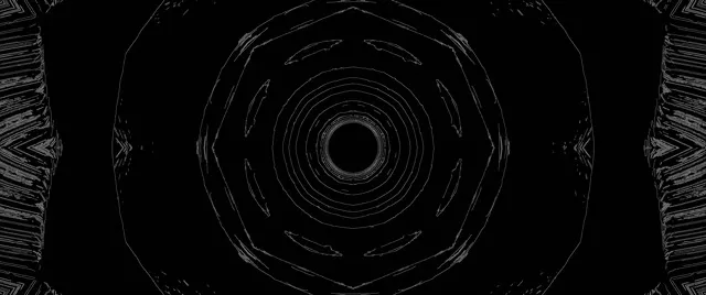 نفق نيون دوامة مندالا شعاعية VJLoops 2.39:1 سينماسكوب 60fps شاشة توقف