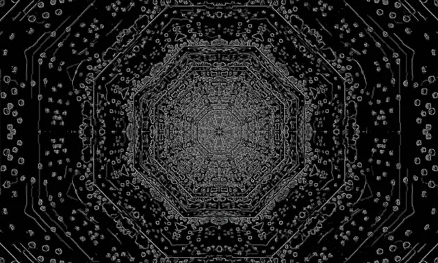 ダーク ネオントンネル スクリーンセーバー 5:3 ワイド 60fps VJLoops PC ラップトップ