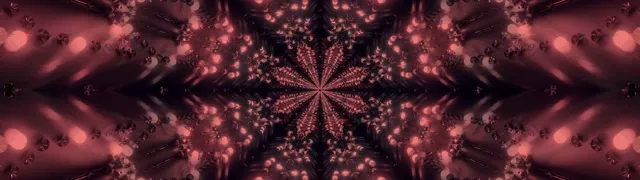 Neon Tünel Fraktal Kaleidoskop Patlaması 32:9 Süper Ultrageniş 60fps Ekran Koruyucu VJ Loop