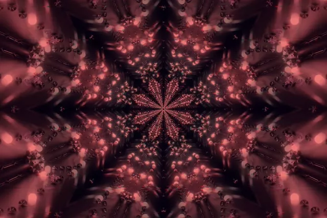 ნეონის გვირაბი კალეიდოსკოპი აფეთქება VJ Loop 3:2 Surface 60fps Screensaver