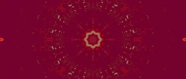 Tunel Neon Fraktal Mandala Vj Loop 21:9 Ultrawide 60fps Ekrankursues