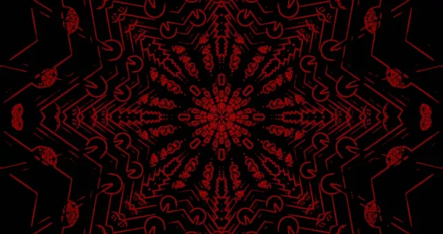 Terowong Neon Merah Gelap Screensaver 4K UHD 60fps Live Wallpaper PC