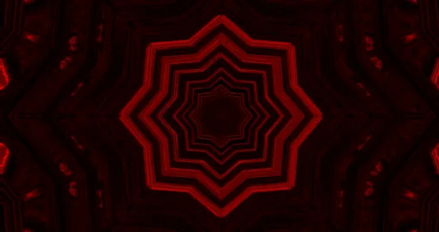 Dark Red Star Tunnel Screensaver 4K UHD 60fps Live Wallpaper