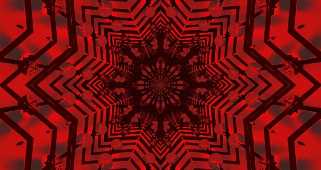 Dark Red Star Tunnel screensaver 4K UHD 60fps live wallpaper