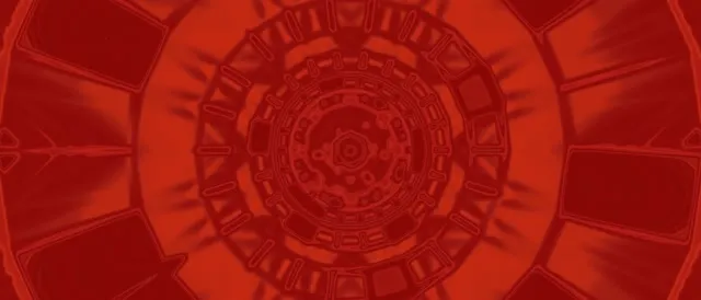 Sarkanā Mandala Neona Tunelis VJLoops 21:9 Ultrawide 60fps Ekrānsaudzētājs