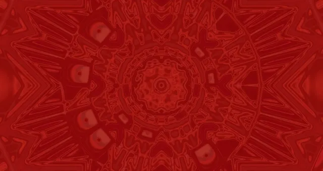 Túnel de Neón Caleidoscopio Rojo Profundo 4K UHD 60fps Salvapantallas VJ Clip