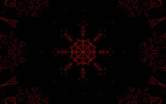 紅色霓虹隧道萬花筒渦流循環 16:10 MacBook 60fps 屏保